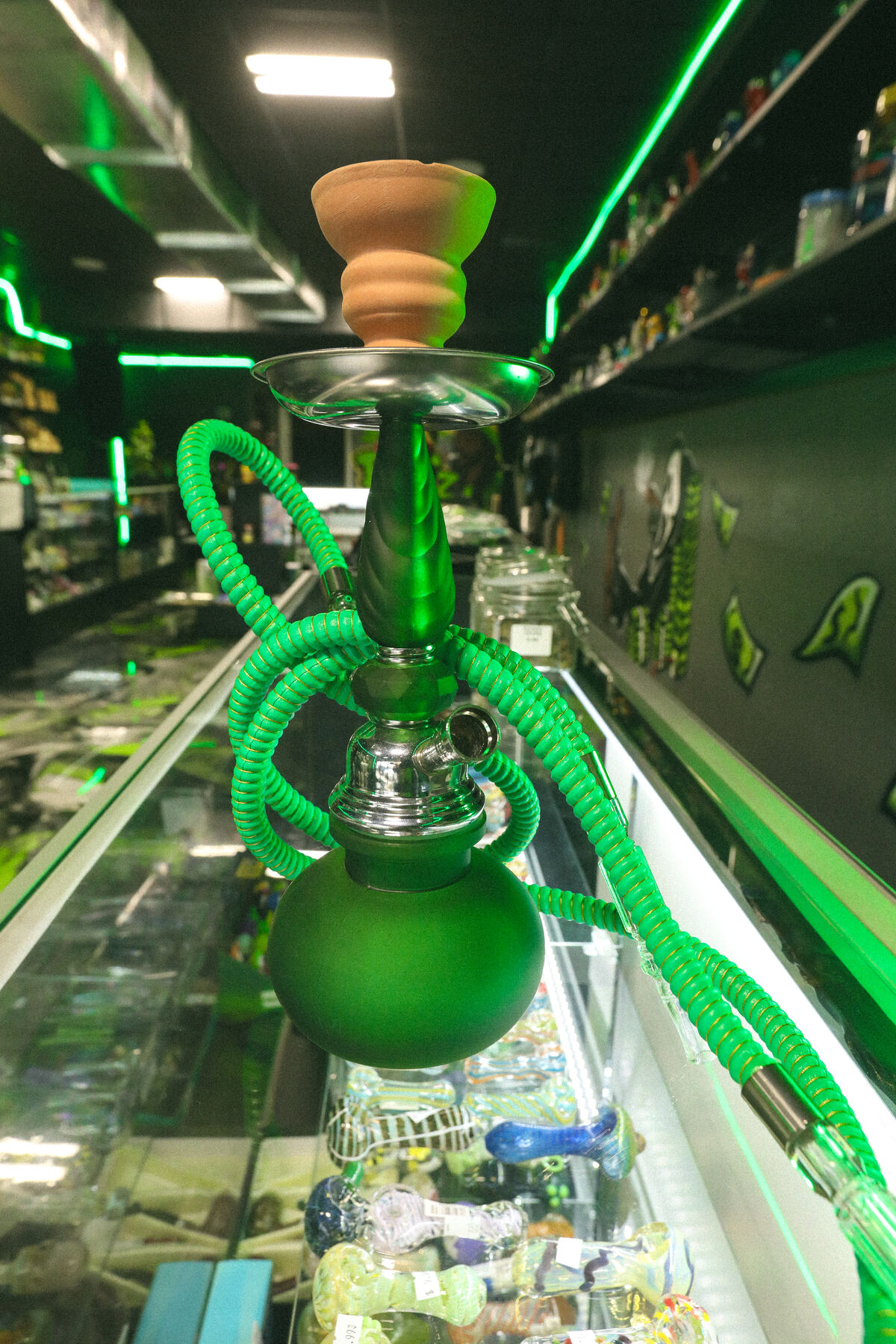 PUFFZ Smoke Shop Tampa hookah lounge detail